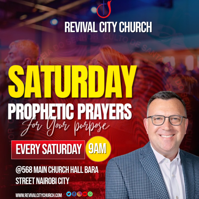 Prophetic Prayers Event Template | PosterMyWall