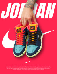 Red Professional Shoe Sale Flyer (us Letter) template