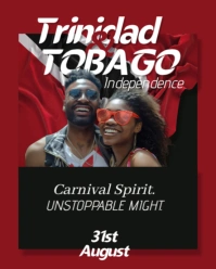 Trinidad & Tobago Independence Instagram Portrait template