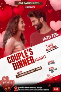 Red Professional Valentine Day Design  Pinterest Graphic template