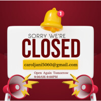 Red Professional We're Closed  Instagram Post template