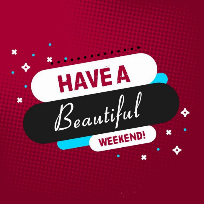 Red Professional Weekend Instagram Post Template | PosterMyWall