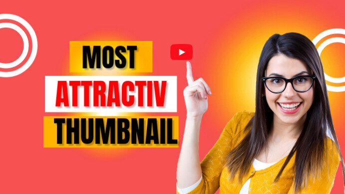 Red Professional Y Youtube Thumbnail template