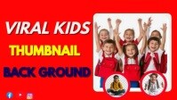 Red Professional Youtube Kids Thumbnail Youtube Thumbnail template