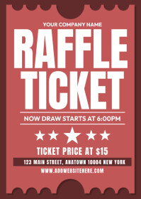 Raffle tickets Template | PosterMyWall