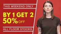 Red Retail Discount Video Template