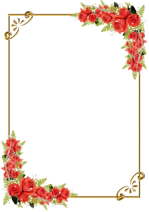 red rose border Template | PosterMyWall