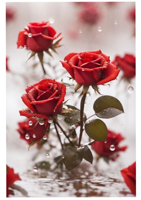 Red rose Template | PosterMyWall