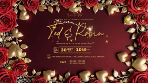 Marrón Red Rose Heart Wedding Thumbnail Isithonjana se-YouTube Template