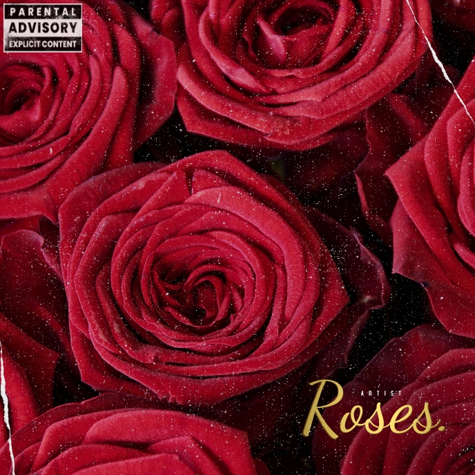 Red Roses Album Cover Design Template | PosterMyWall