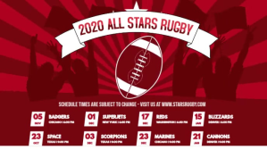 Rød Rugby Schedule Facebook-covervideo Template
