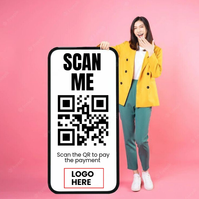 Red Scanner Instagram Post Template | PosterMyWall