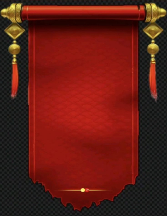Red Scroll Ribbon Template | PosterMyWall