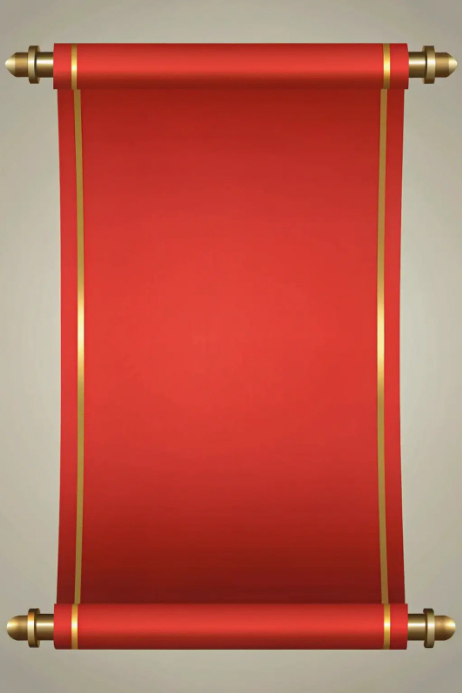 Red Scroll Script Red Scroll Background Posters Template | PosterMyWall
