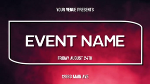 Red Smoke Digital Display (16:9) template