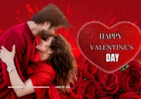 Red Stop Light Party Flyer, Stoplight Party Flyer, Traffic Light Party Flyer, Traffic Light Party Fl Kartu Pos template