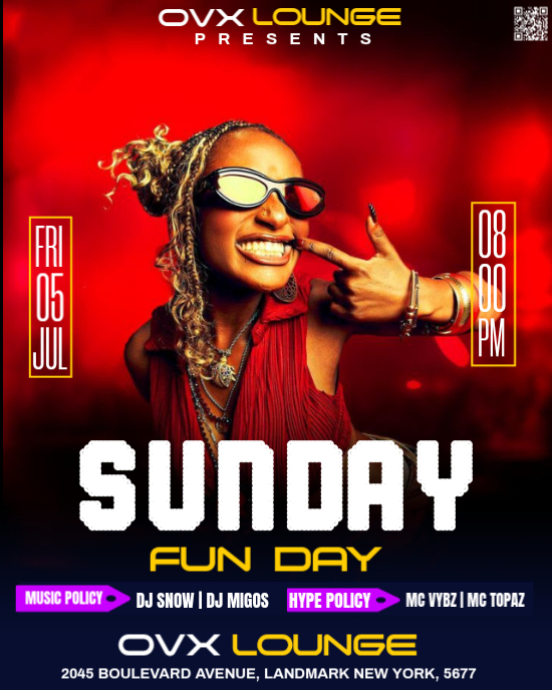 Sunday Fun Day Event Template | PosterMyWall