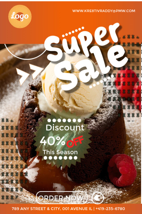 Modèle Red Super Sale Offer Poster | PosterMyWall