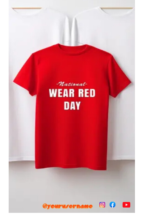 red t shirt Template | PosterMyWall