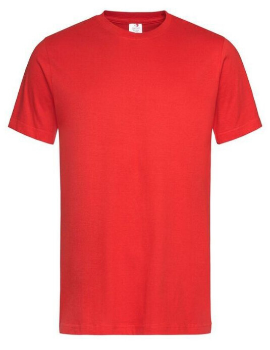 Red T-shirt mockup Flyer (Letter pang-US) template