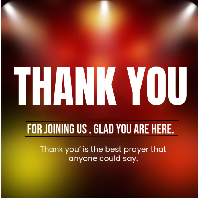Red Thank You Message Instagram Post Template | PosterMyWall