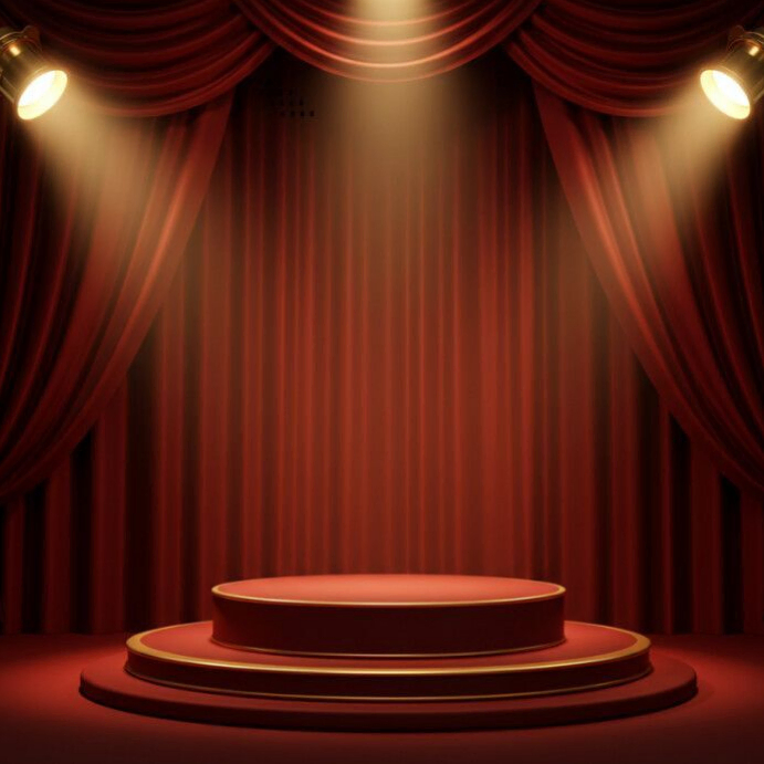 Modèle Red Theater Stage Instagram Post | PosterMyWall