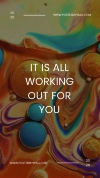 Red Tipografi Inspiration Quotes Reel Instagram template