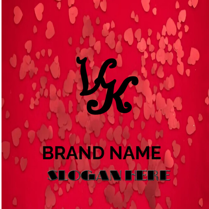 Red Typographic Logo Designs Logo Template | PosterMyWall