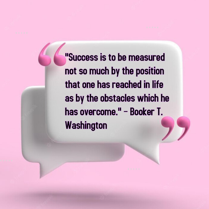 Red Typographic Motivational Quote About Overcoming Obstacles Instagram Post template