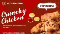 Red Typographic Red Simple Food Poster Blog Header template