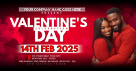 Red Valentine's Day Celebration Facebook Shared Image Video template