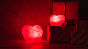 Rød Valentine's Day Digitalt display Template