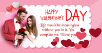 Red Valentine's Day Facebook Shared Image Video template