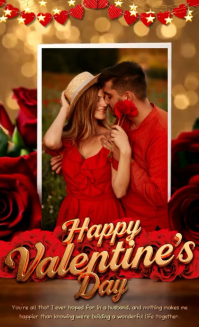 Red Valentine's Day US Legal Video template