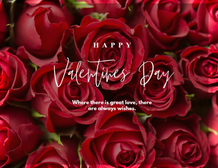 Red Valentine's Day Flyer Template | PosterMyWall