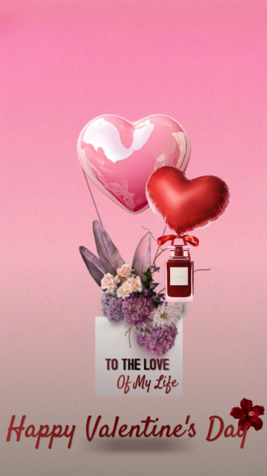 Red Valentine's Day WhatsApp Status Template | PosterMyWall