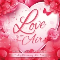 Red Valentines Instagram Post template