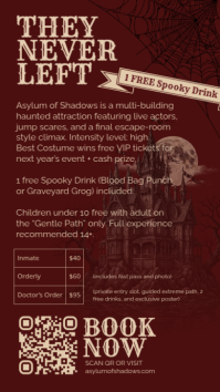 Red Haunted House Event Instagram Story Template - Page 2