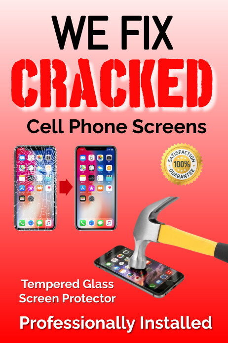 Smartphone Screen Repair Cracked From Pet photo