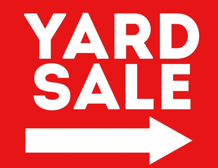 Red White Yard Sale Sign Template | PosterMyWall red-white-yard-sale-sign-template-postermywall