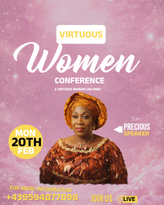 Plantilla de Red Women Empowerment Conference Instagram Portrait ...