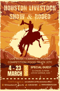 Redeo & Carnival Poster template