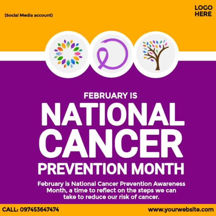 Cancer Prevention Awareness Template | PosterMyWall