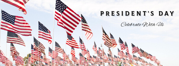 Ref: Presidents Day Zdjęcie w tle na Facebooka template