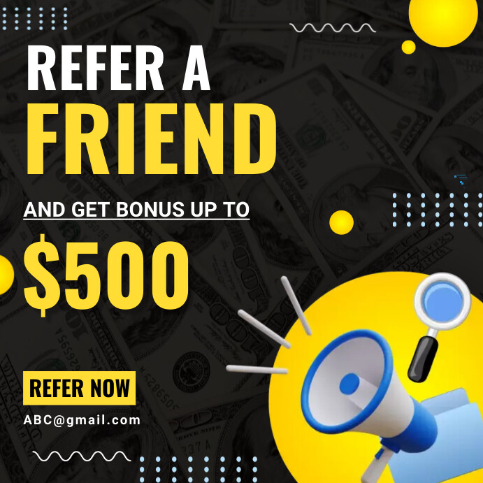 Refer A Friend Template PosterMyWall Refer A Friend Template PosterMyWall