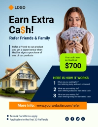 refer a friend Flyer (US Letter) template