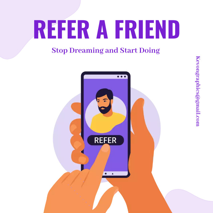 Refer A Friend Template PosterMyWall Refer A Friend Template PosterMyWall