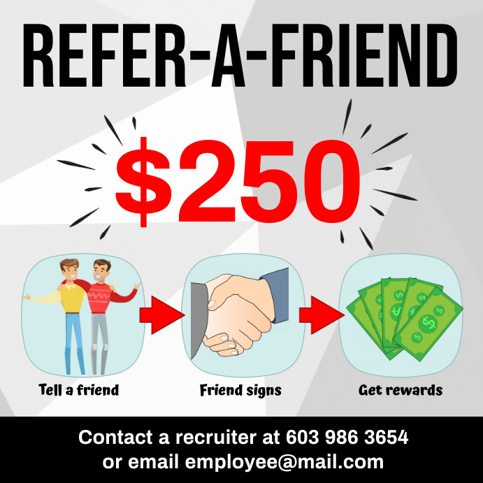 Refer A Friend Flyer Template