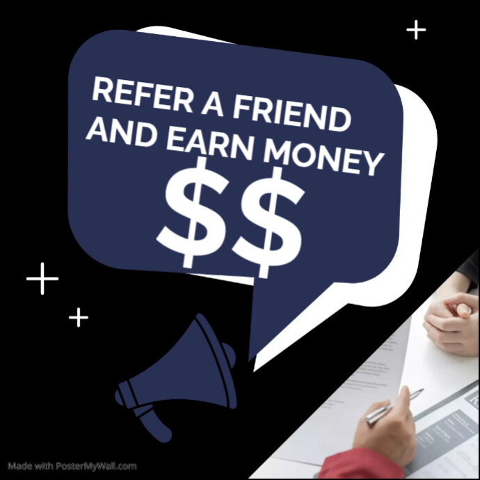 REFER FRIEND Template PosterMyWall REFER FRIEND Template PosterMyWall