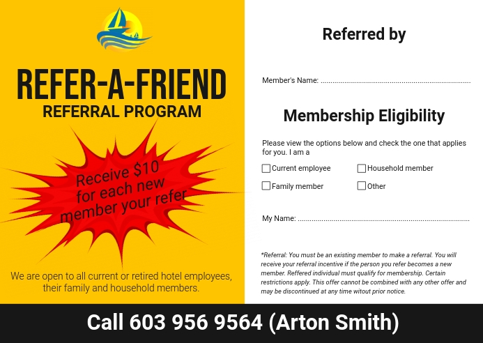 Referral Card Program Template | PosterMyWall referral-card-program-template-postermywall